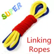 Super Linking Ropes (49") Three Rope Cable Magic Trick Close Up Illusion Gimmick