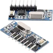 LALAFINA 2pcs Receiver Module Compatible with Chips Easy Setup Transmitter and Receiver for Versatile Applications and Projects