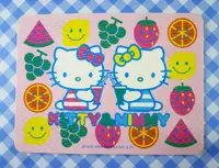 在飛比找樂天市場購物網優惠-【震撼精品百貨】Hello Kitty 凱蒂貓 貼紙-方水果
