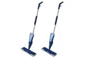 2PK Bona Spray Mop w Microfiber Cleaning Pad 850ml Wood Floor Cleaner Cartridge