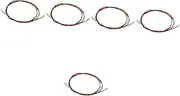 Vaguelly 5pcs Guitar Accessories Guitar Purfling Strips Phenolic Resin Binding Strip