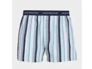 Peter Alexander Men’s Blue Stripe Boxer Shorts - Sizes M & XXL - BNWT