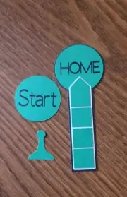 Scrapbooking Handmade Die cuts Titles Sorry game 3 Pack kit Green