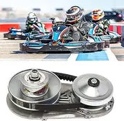 YUEWO 212CC 6.5 HP Go Kart Torque Converter Clutch Kit 3/4" 10T #40#41 and 12T #35 Chain for Manco Comet TAV2 30-75 218353A, 30 Series