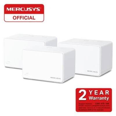 Mercusys Halo H80X 3 PACK AX3000 Whole Home Mesh WiFi 6 System Wireless Router