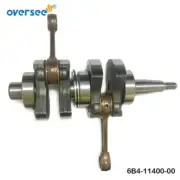 6B4-11400-00 CRANKSHAFT ASSY For 2 Stroke 9.9HP 15HP Yamaha Outboard Parsun T15D