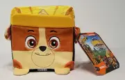Paw Patrol Rubble & Crew Yellow RUBBLE 4" Cube Stuffed Plush Nickelodeon
