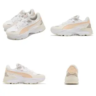 【PUMA】休閒鞋 Orkid II Wns 女鞋 白 米白 透氣 厚底 增高 老爹鞋(396007-01)