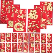 COHEALI Cartoon Red Envelopes 30pcs Money Pouches Year Packet Luck Money Bag Decorative