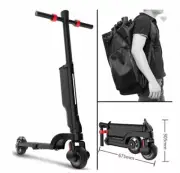 36v/250w Lightweight Mini Folding Backpack Two Wheel Electric Scooter NEW