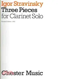在飛比找三民網路書店優惠-Three Pieces for Clarinet Solo