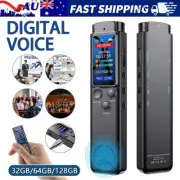 Portable Digital Voice Recorder Audio MP3 Player Sound Recording Device 32-128GB