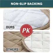 100% Waterproof Sofa Cover Protector Couch Covers for Dogs/Pets 1/2/3/4 Seater XL 3-Seater / Taupe