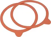axentia Jar Rings - Pack of 10 Red Sealing Rings to Fit Preserving Jars - Storage Jar Seals - Rings for 100mm Lever Arm Jars - Airtight Food Storage