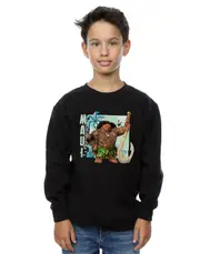 Absolute Cult Disney Boys Moana Maui Sweatshirt Sport Grey 5-6 Years