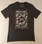 Buffalo David Bitton Symbol Of Achievement T Shirt Size Adult Medium Black White