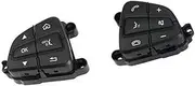 MKVAXR Car Cruise Control Button, for C GLC Class W205 W253 Multi-Function Car Steering Wheel Control Switch Buttons Car Accessories A0999050300 Car Steering Wheel Switch Kit