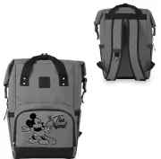 Picnic Time Disney Mickey Mouse Roll Top On The Go Cooler Grey Backpack New