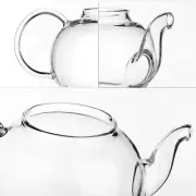 Clear 400ml Glass Teapot Stovetop Safe Tea Kettle New