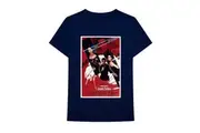 James Bond Unisex Adult Licence To Kill Poster Cotton T-Shirt (Navy Blue) - UTRO3468