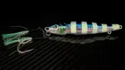 Metal Casting Slug Jigs Lumo Pillie 30-150g Snapper Kingfish Reds Salmon Tuna