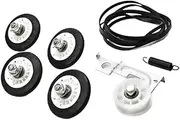 Dryer Repair Kit 4581EL2002C Drum Roller Assembly, Compatible for LG, Compatible for Kenmore Washer Dryer Assembly