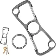 DAWCBVJQ Carabiner for Keys | Keychain Carabiner,Multifunctional Lightweight Alloy Holder Organizer Hook for Hiking Car Gym Luggage Wallet Security Daily Fishing