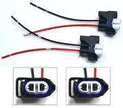 Wire Pigtail Female F H11 Two Harness Head Light Low Beam Socket Connector Plug