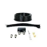 SAAS Diff Breather Kit 2 Port incl Nylon Bushes for Mitsubishi Pajero NM NP