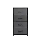 Levede Storage Cabinet Tower Chest Dark Grey