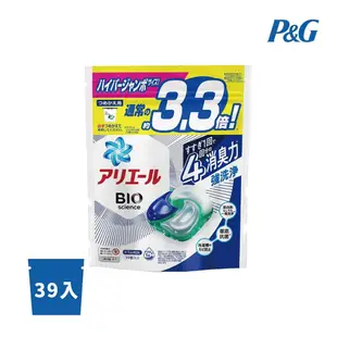 【P&G】 4D超濃縮抗菌洗衣膠球 日本境內版 1袋入