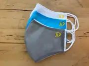 Reusable and Washable Face Masks Triple layers 3-COLOUR PACK (3 per pack)