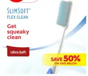 COLGATE SLIMSOFT FLEX CLEAN TOOTHBRUSH ULTRA SOFT VALUEPACK 2'S | MALAYSIA