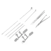 10pcs Stainless Steel Livestock Breeding Chicken Rooster Capon Tool Hatchery Kit