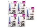 5x Paws & Claws 10 Sheet Lint Roller Pet Fur Hair Remover Cleaning w 15 Refills