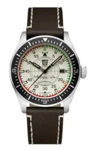 Luminox XA.9607 Constellation 42 mm Steel Leather Automatic Pilot Men's Watch