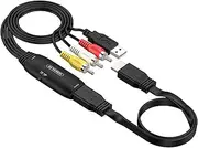 HDMI-Compatible Converter, Composite AV to HDMI Adapter Cable 1080P