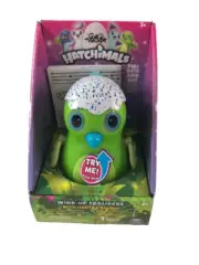 Hatchimals Wind-Up Eggliders with Lights and Sound, Green