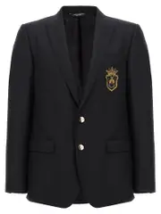 [Dolce & Gabbana] Dolce & Gabbana-Martini Blazer Nero-Uomo 52IT Black