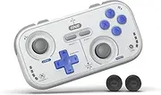 IINE Retro Pocket Wireless Game Controller – Compact Gamepad with Hall Effect Joysticks, Customizable Buttons, 1000Hz Polling Rate – Compatible with PC, Mobile, Steam Deck, Tablet, Handheld Consoles