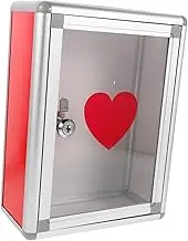 SAFIGLE Wall Mount Mailbox with Lock Box for Home Office Capacity Storage for Letters Documents Durable Metal Design for Entryway Gate Use