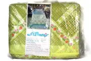 St Mary's Twin or Double Bed Size Floral Print Country Fancy Blanket 72 x 90