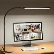 Led Desk Lamp - Desk Light for 33.5" Tall - Flexible Gooseneck - 5 Color Mode...