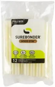 Surebonder All-Temp WoodStik Glue Sticks 12/Pkg-7/16"X4" WS-12