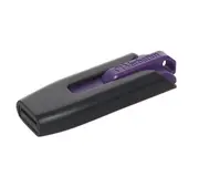 Verbatim 32GB V3 USB3.0 Purple Store'n'Go V3; Retractable USB Storage Drive Memory Stick 65265