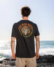 [The Mad Hueys] The Mad Hueys Men's Fk Off Im Fishing T-Shirt in Vintage Black Size Large L Vintage Black