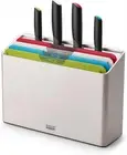 Joseph Joseph Folio Icon, 8-Piece Knife and Chopping Board Set, Large