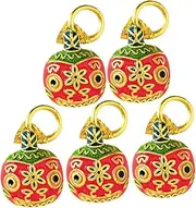 [HAWILLOSCH] Diy Jewelry Charms 5pcs Fortune Animal Pendants Metal Charm for Necklace and Diy Decor