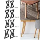 2Pcs Table Legs Bench Legs Modern Desk Legs for Sofa Home Decor Household