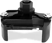 Oil Filter Wrench Compact Adjustable Cap Spanner Tool Set Safe Oil Filter Wrench Set Smooth Oil Filter Removal Tool Solid Universal Drive Car Oil Filter Tool for Driving Generic.(black)